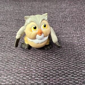 Vintage 1988 Disney Bambi Friend Owl 3"  PVC Figure McDonald's Happy Meal Toy